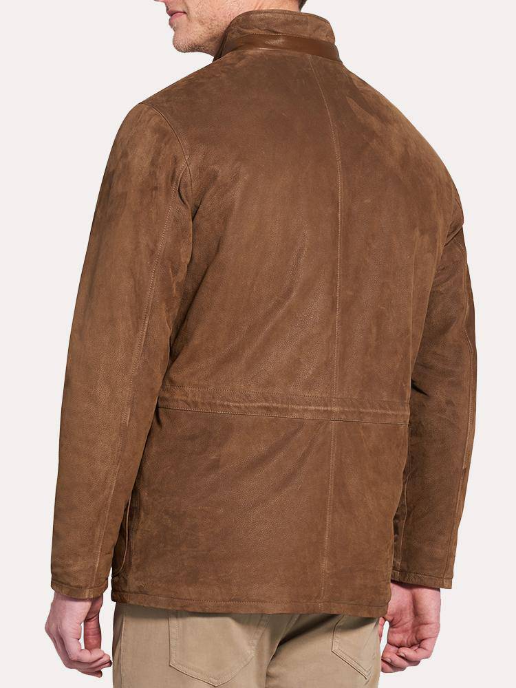 Peter Millar Men's Glenwood Leather Jacket - Saint Bernard