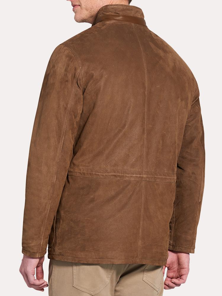 Peter Millar Men's Glenwood Leather Jacket - Saint Bernard