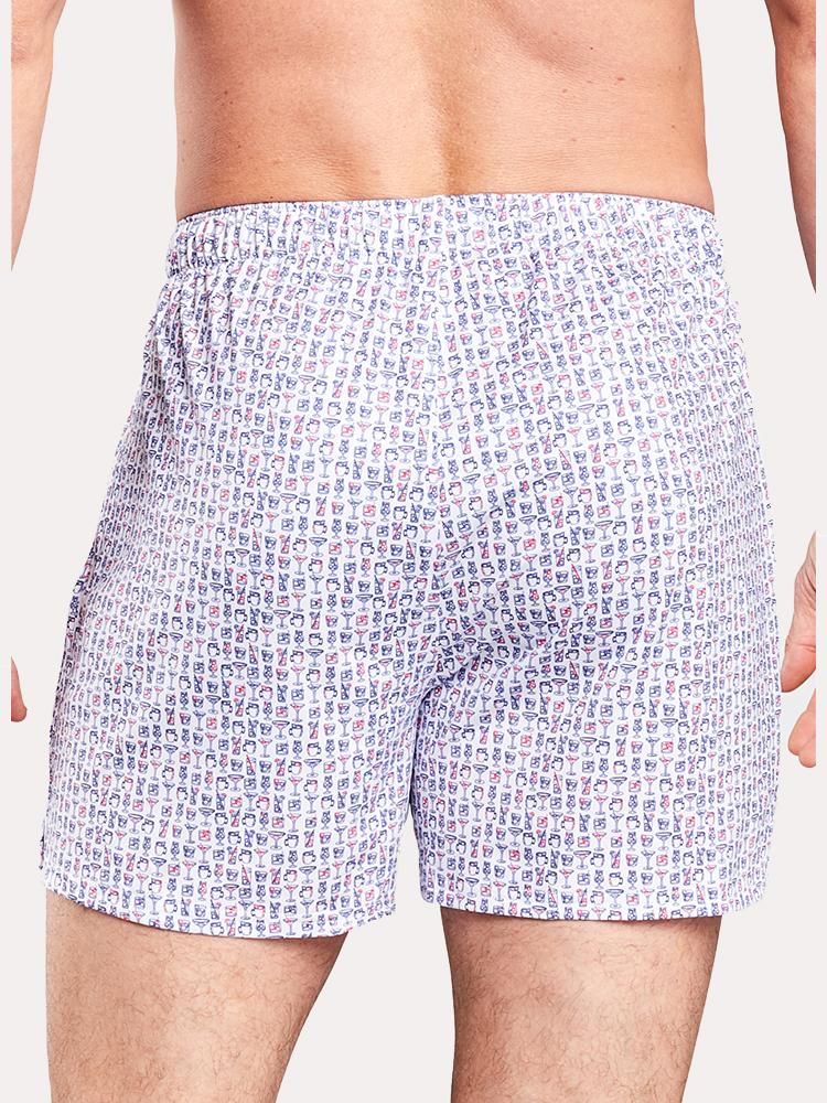 Peter Millar Lil Friday Cocktails Boxers - Saint Bernard