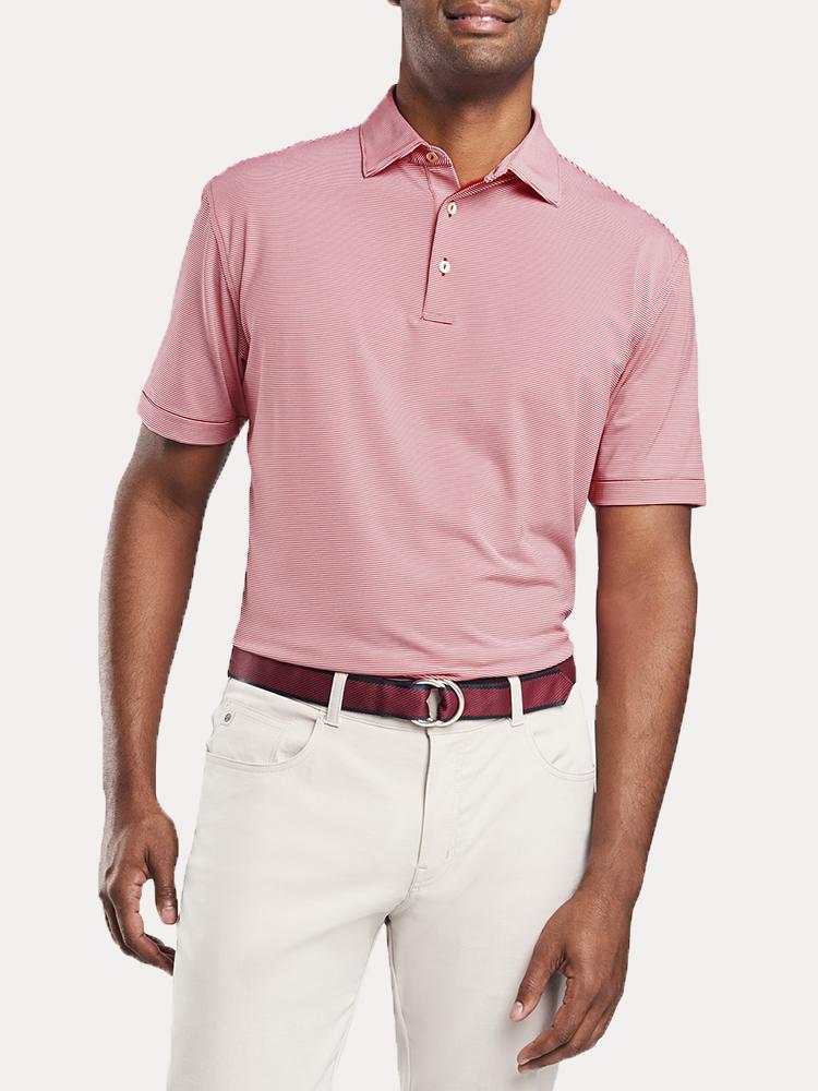 peter millar jubilee stripe stretch jersey polo