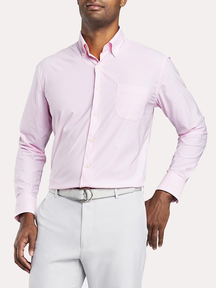 Peter Millar Mimi Performance Check Sport Shirt - Saint ...