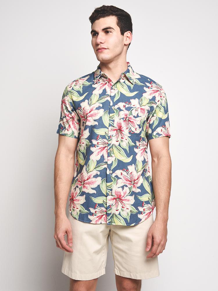 Faherty Brand Tropical Atoll Shirt - Saint Bernard