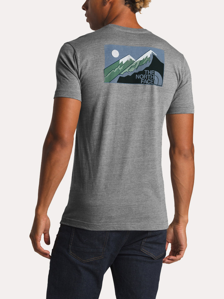 north face tri blend pocket tee