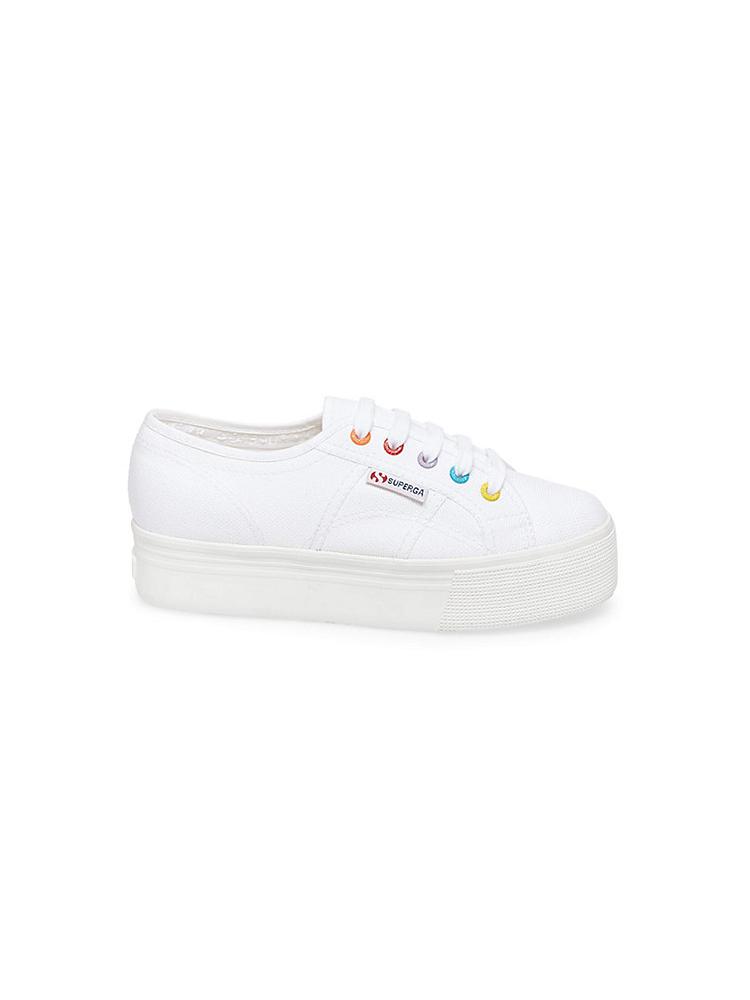 superga multicolor eyelet