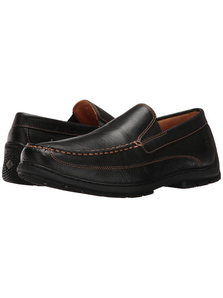 sperry gold loafer twin gore