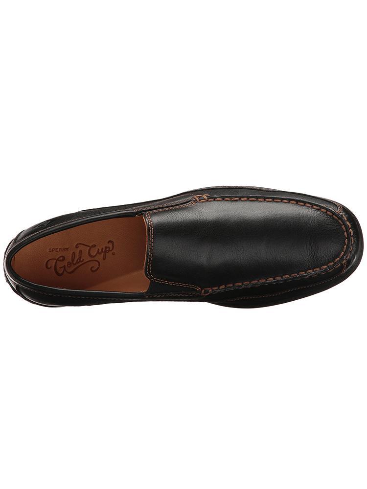 sperry gold loafer twin gore
