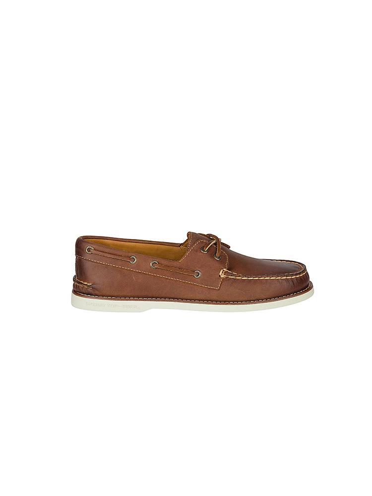 men's gold cup authentic original cross lace boat shoe