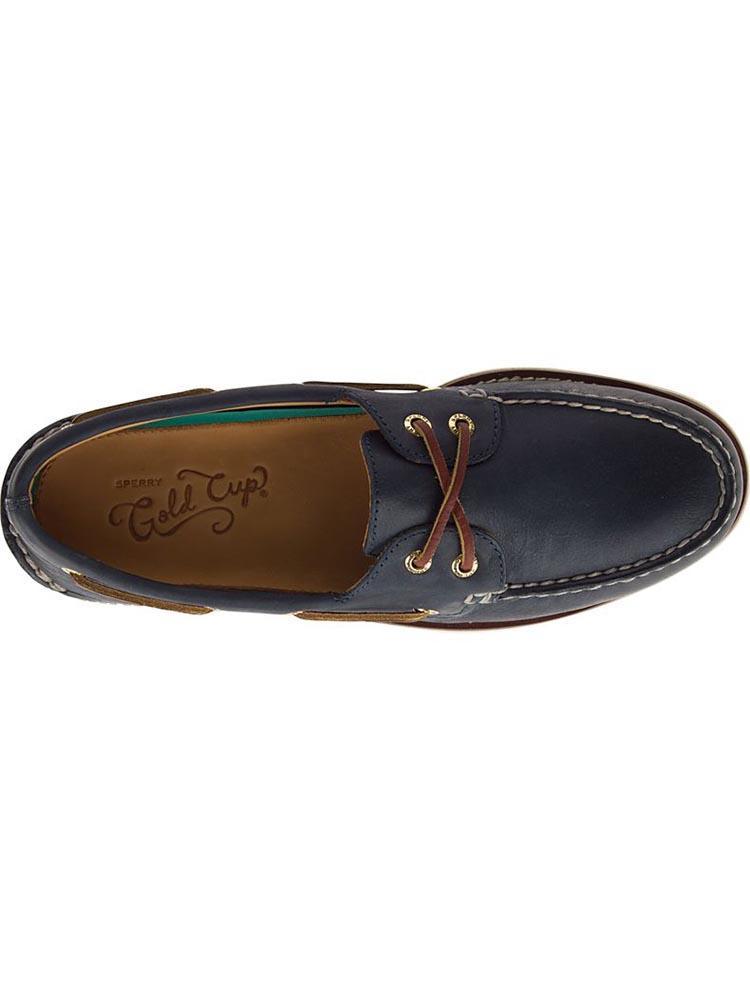 sperry gold cup navy