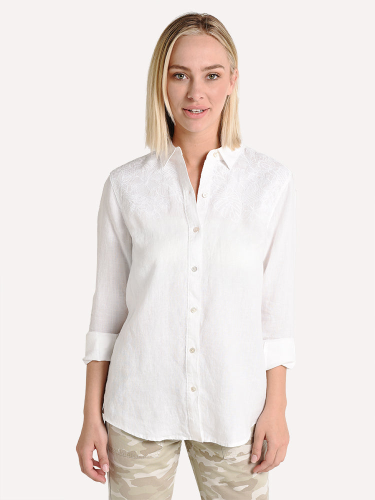 tommy bahama white linen shirt