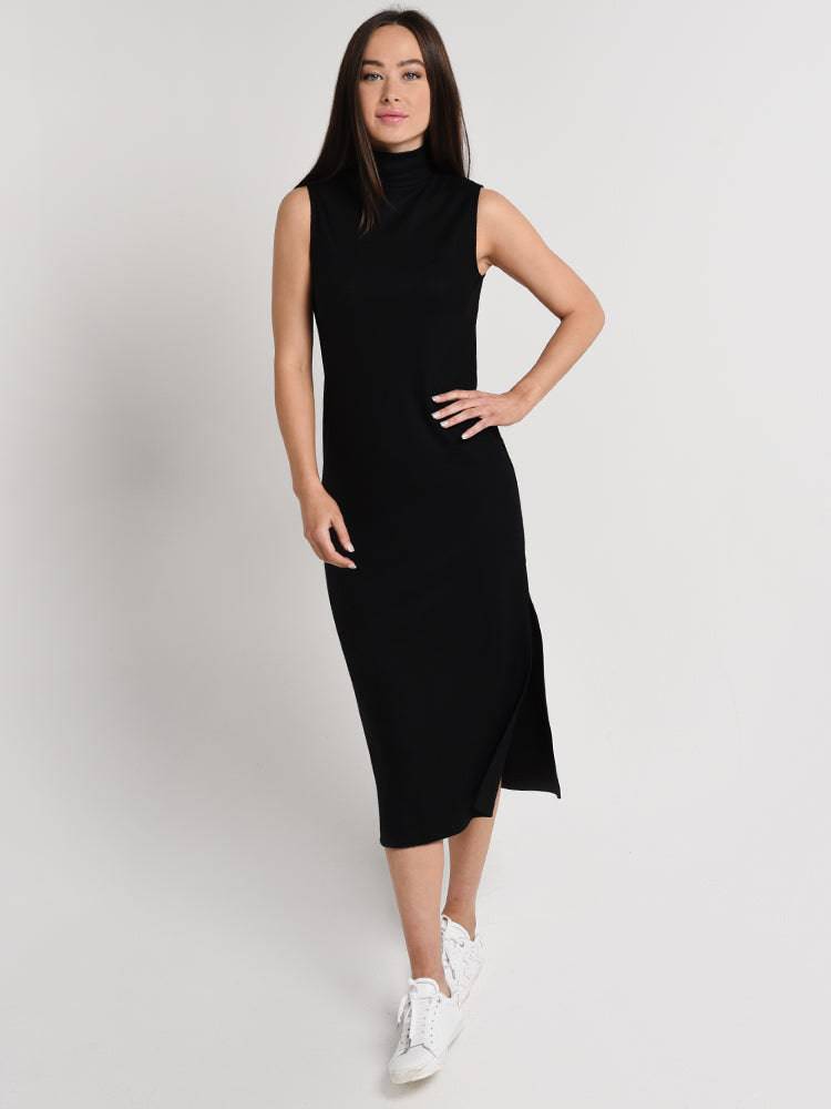 vince wool turtleneck dress