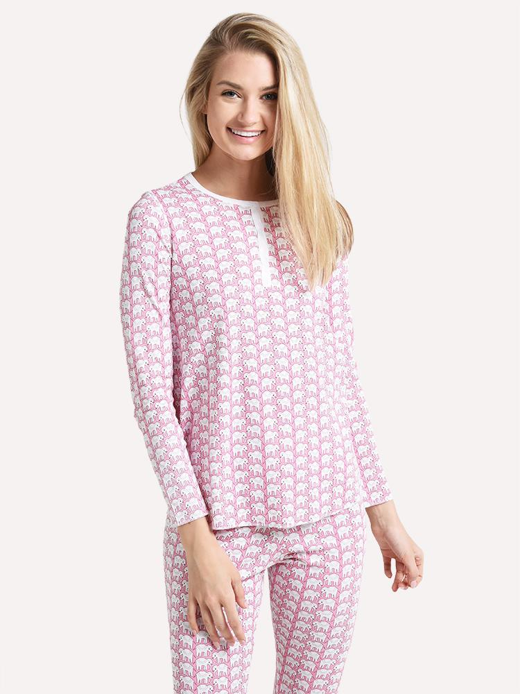 Roller Rabbit Women's Hathi Pajamas - Saint Bernard