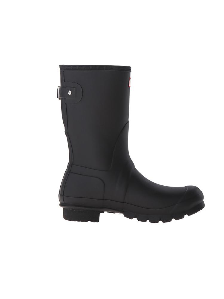 short gray hunter rain boots