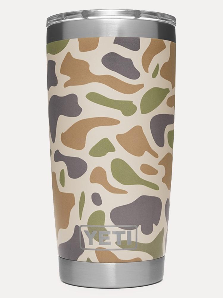 Skin for Yeti Rambler 20 oz Tumbler - Woodland Camo - Sticker Decal Wrap