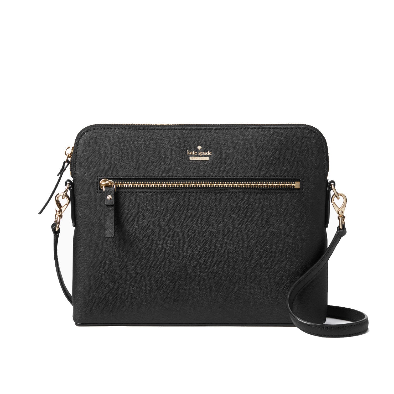 Zana Black Crossbody Handbag with Phone Charger | Everpurse