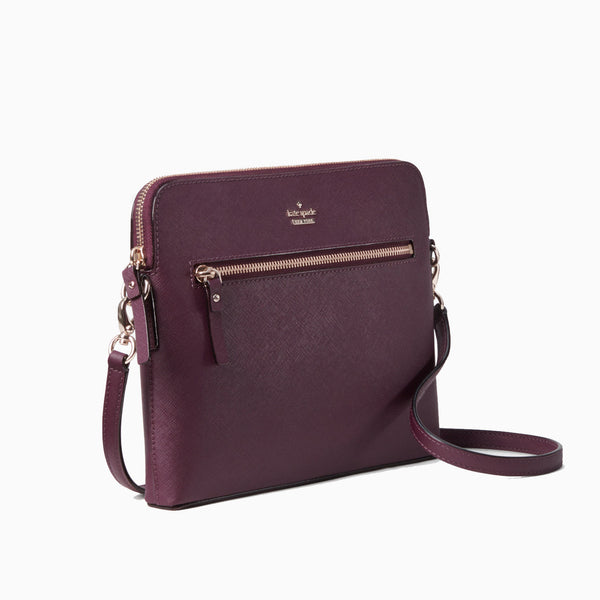 Zana Maroon Crossbody Bag that Charges your Phone | Everpurse