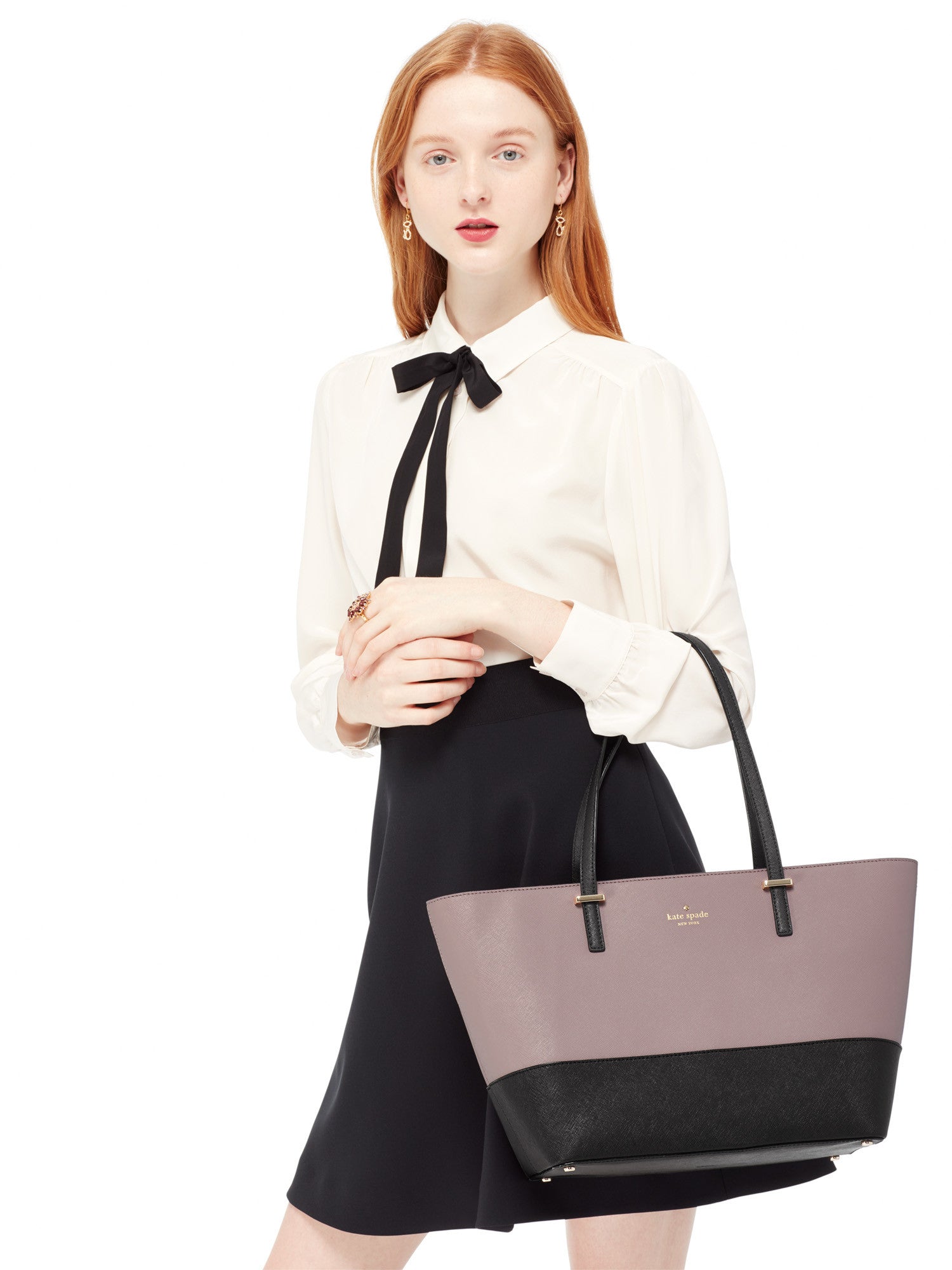 Small Harmony Colorblock Tote: Smartphone Charging Purse | Everpurse