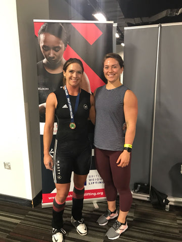 Sally Bennett Gold Medalist British Weight Lifting Champion 2018