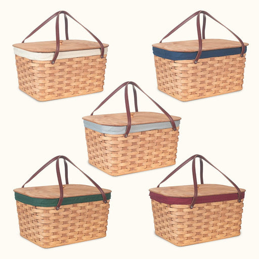 Small Organizer Basket  Amish Woven Wicker Decorative Storage — Amish  Baskets