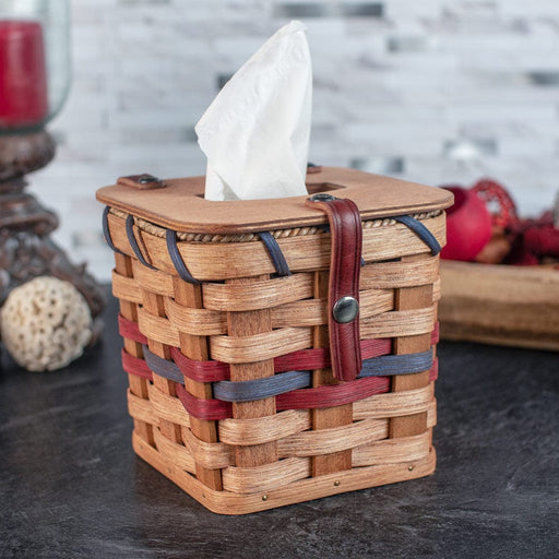 Toilet Paper Roll Holder and Dispenser, Amish Made Handcrafted Woven Maple Toilet  Paper Basket Holds 4 Rolls, 16.5 Inches High