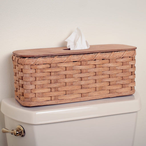 Toilet Paper Storage Basket for Bathroom Organizing, Rectangular