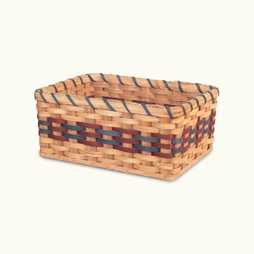 3 Tiered Storage Basket | Amish Woven Wicker Decorative Organizer