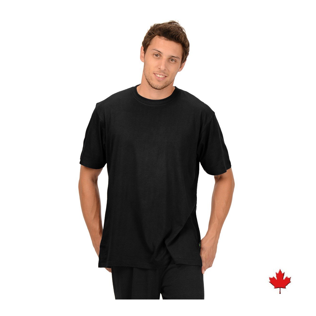 Men's Bamboo Fitted Long Sleeve Top – Naturally Canada
