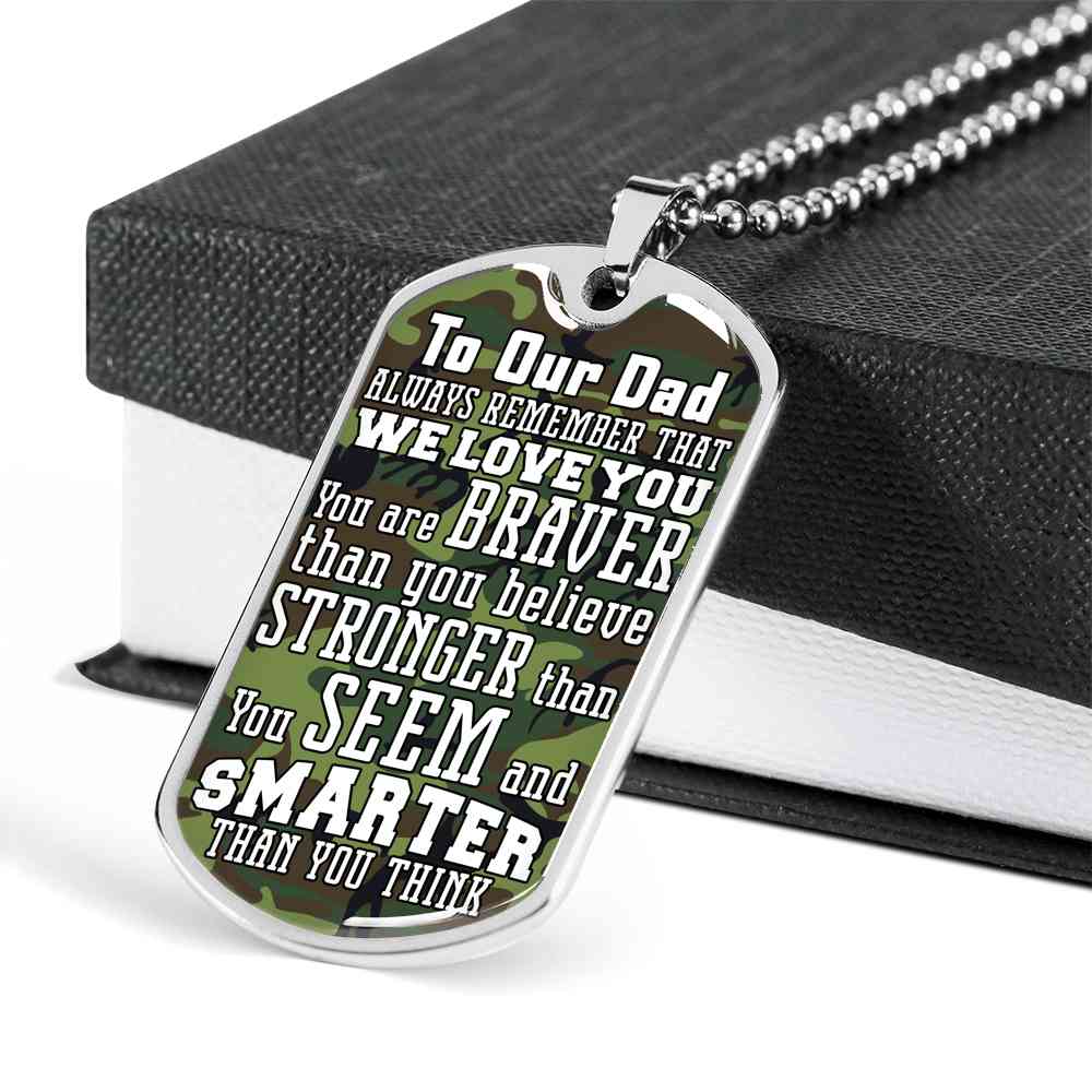 how are military dog tags made