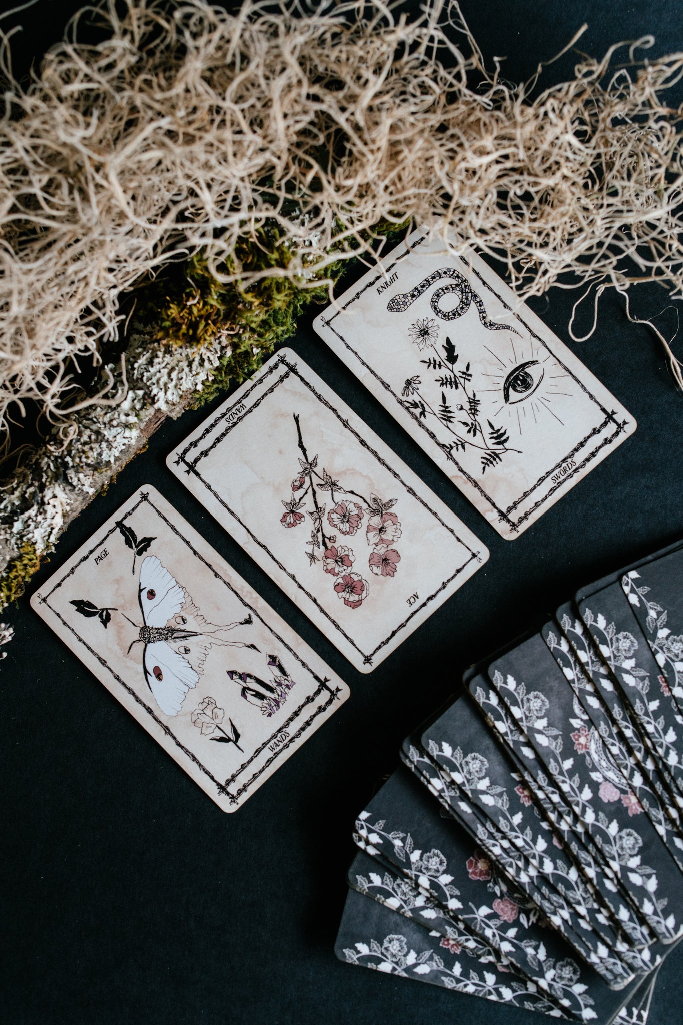 Shop Portland Local Altar PDX Northwest Handmade Independent Artists Tarot Cards Deck Ophidia Rosa Leila & Olive Spreads Magic Paganism Arcana Gothic Boho Chic Witch Fortune Telling Predictions Minimalist Floral Spiritual Blog