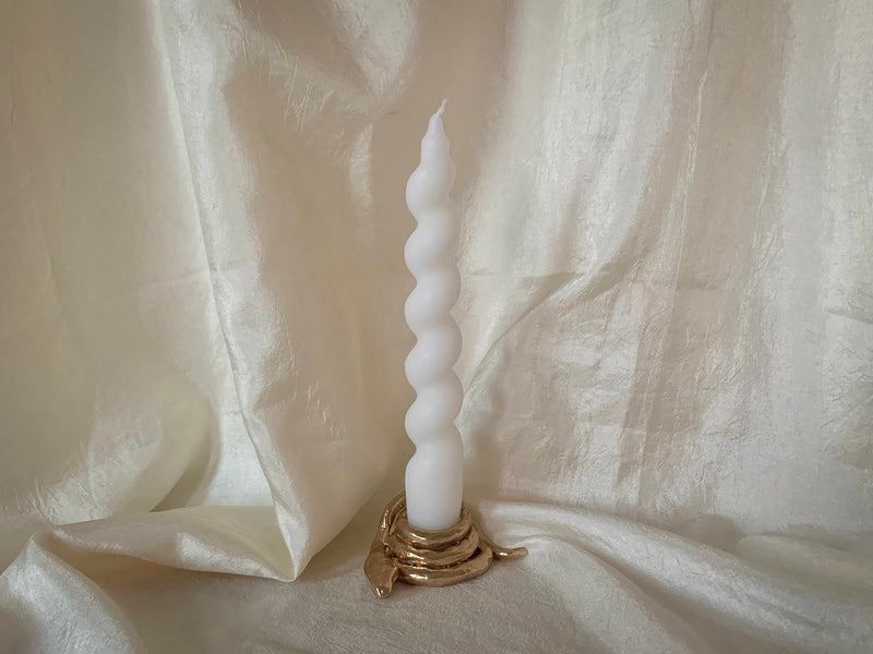 Coiled Snake Candle Holder