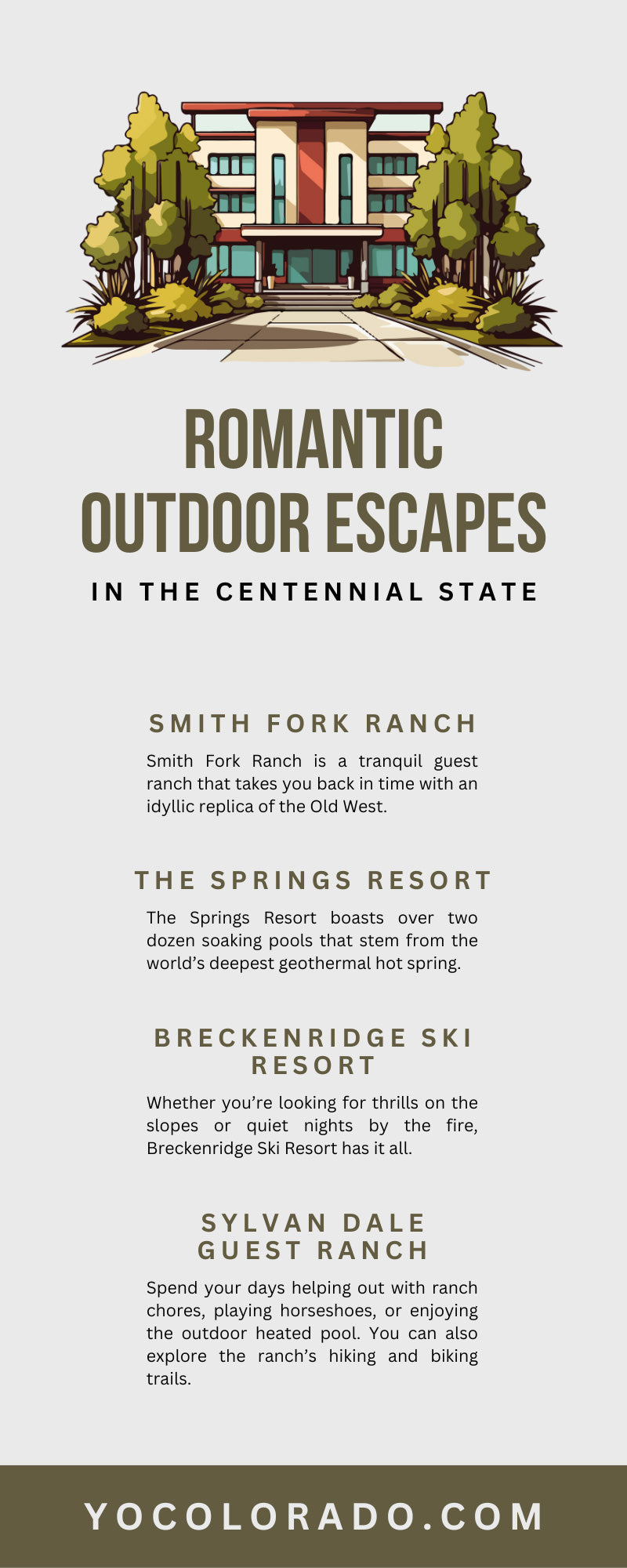Romantic Outdoor Escapes in the Centennial State