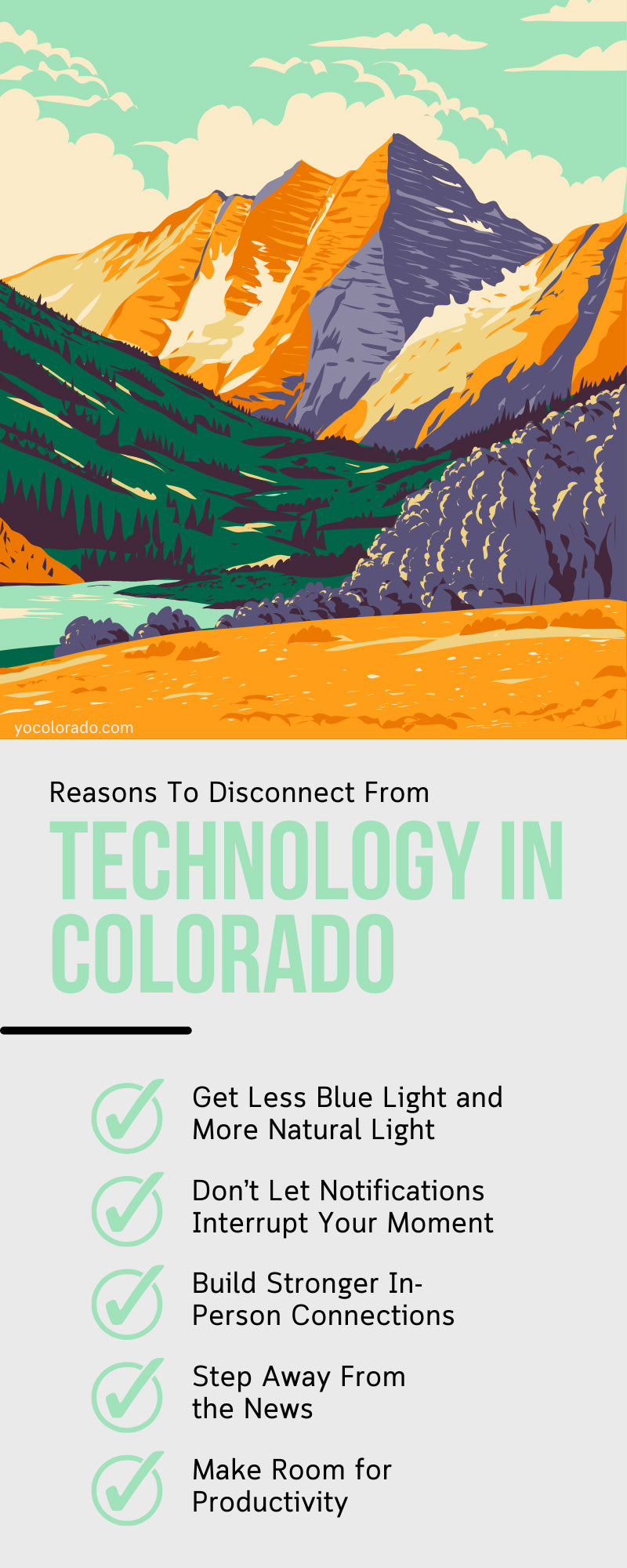 Reasons To Disconnect From Technology in Colorado