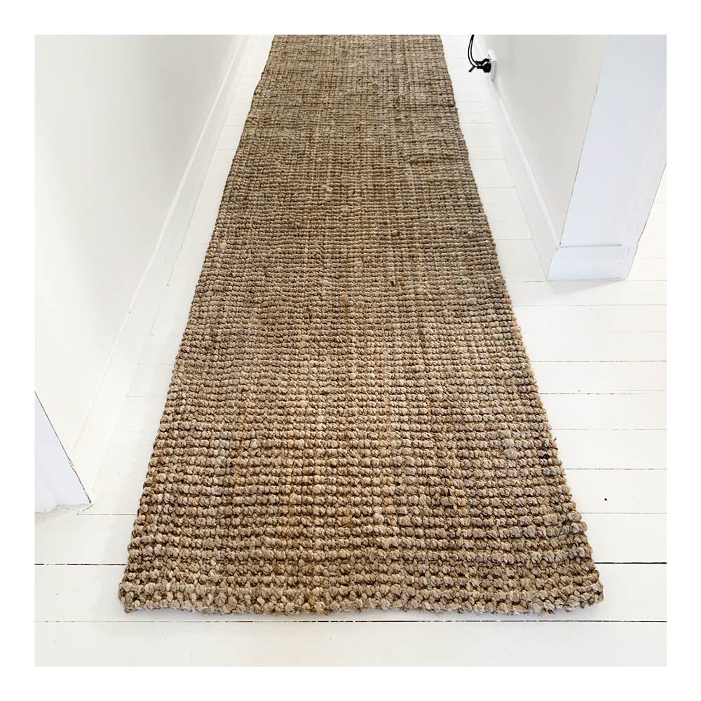 jute hall runner natural 4m ur place