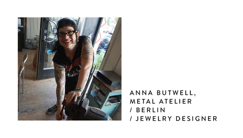 Anna Butwell, Metal Atelier, Sand Cast Jewelry Berlin at Poet and the Bench