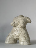 Denise Carletta Clay Female Figure Sculpture