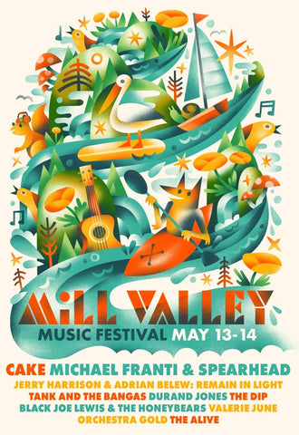Mill Valley Music Festival 2023 Michael Franti and Cake the Band headliners
