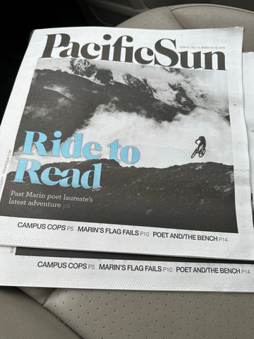 Pacific Sun Weekly Locals Curate and Connection Poet and the Bench owners Bonnie Powers and Jeffrey Levin