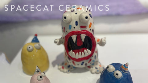 Spacecat Ceramics Monsters