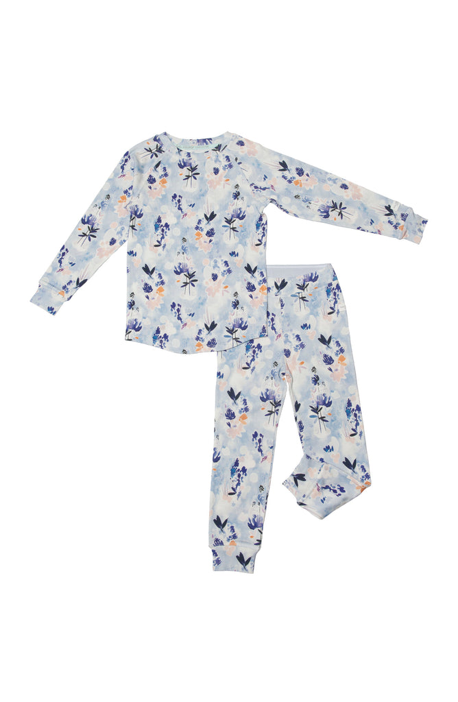 2-Piece Pajama Set in Pastel Stripes by Loulou Lollipop – Pi Baby