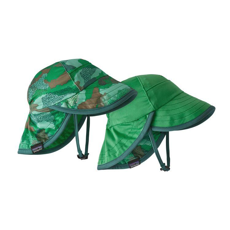 Baby Myrtle Bark Camo Vjosa Green (MBVG) Patagonia Hat Pi Baby – Pi Baby Boutique