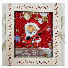 Santa Shaker Card