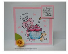 Pig and Mouse Freebie Digital Stamp