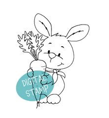 Easter Bunny Cardmaking