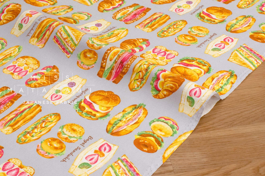 Sandwiches - grey – Miss Matatabi Japanese Fabric