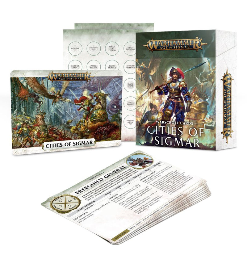 Warhammer Age of Sigmar: Warscroll Cards Cities of Sigmar (Eng)