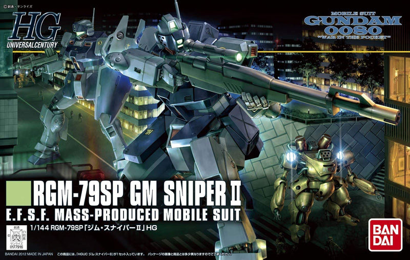 Bandai: GM Sniper II HGUC 1/144 Gundam 0080 War in the Pocket