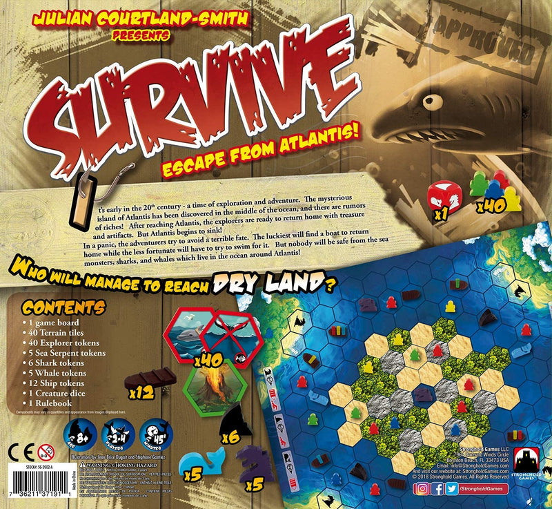 Survive Escape From Atlantis 30th Anniversary Edition