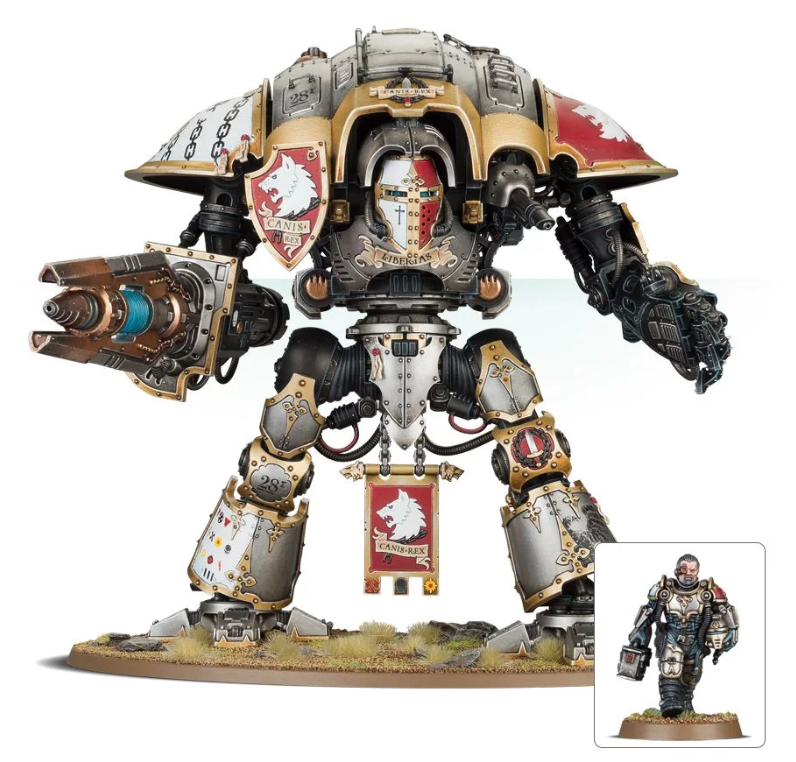 Warhammer 40K: Imperial Knights Knight Preceptor Canis Rex