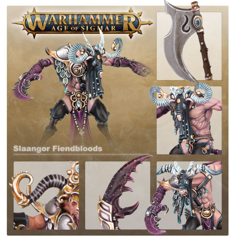 Warhammer Age of Sigmar: Hedonites of Slaanesh Slaangor Fiendbloods