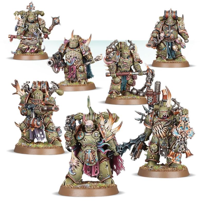 Warhammer 40K: Death Guard Plague Marines