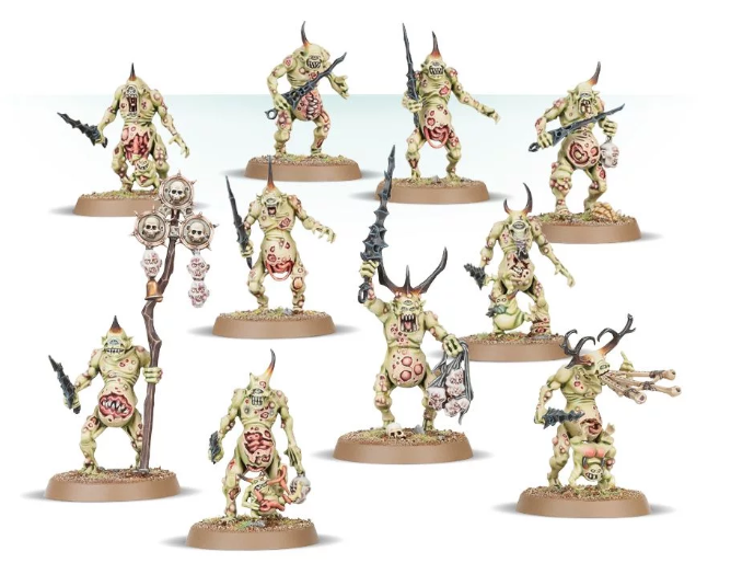 Warhammer 40K: Nurgle Plaguebearers